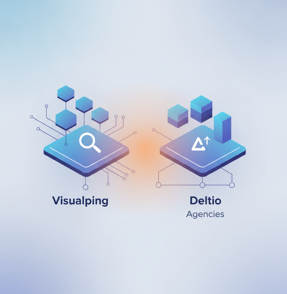 Alternative à Visualping : Deltio vs Visualping pour les agences